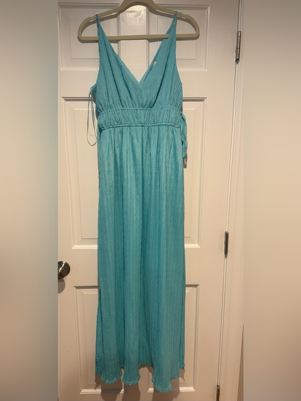 Taylor Aqua Blue Maxi Dress
